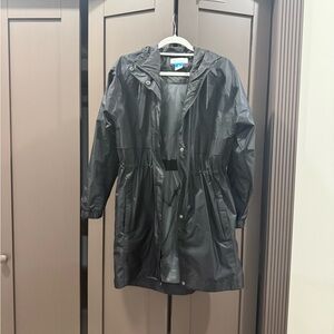 Black Hooded Women's Jacket